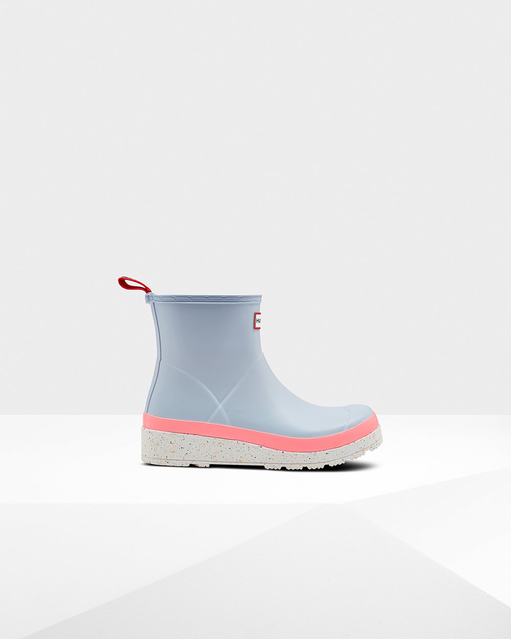 Botas Play Hunter Feminina Cinzentas/Rosa - Original Short Speckle Rain - 93WOTUSME